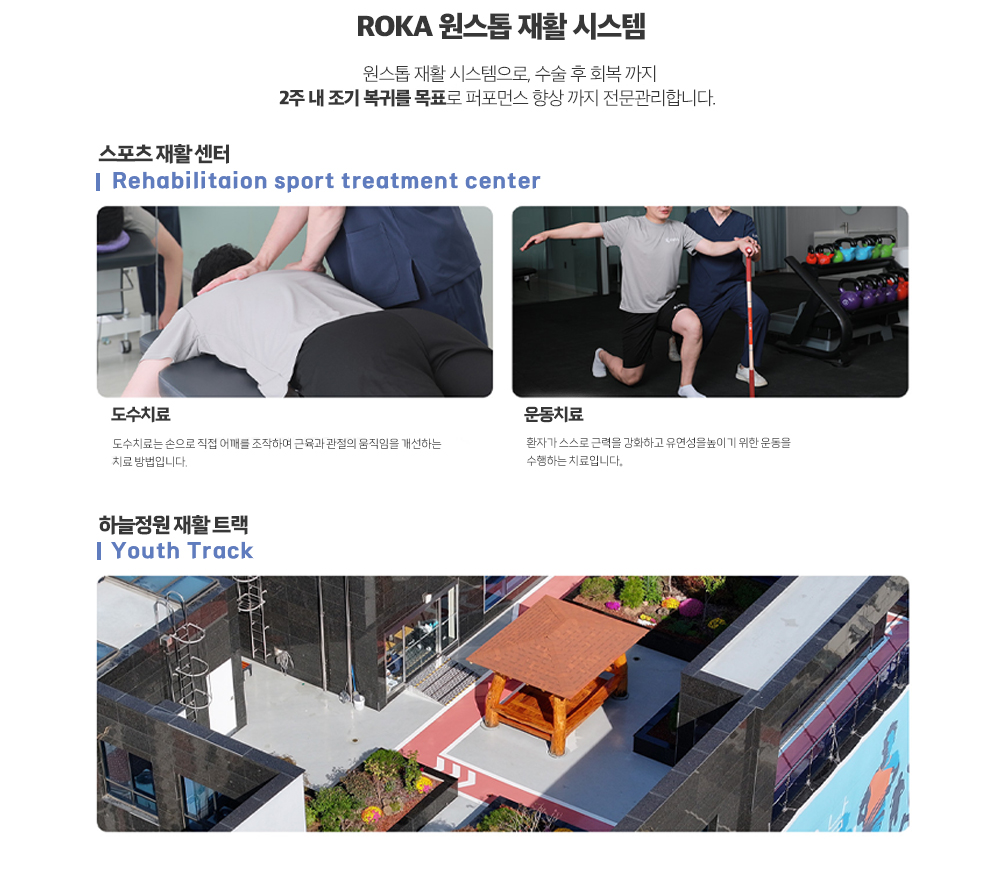 원스톱재활 시스템 설명
